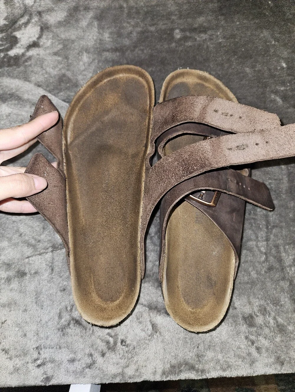 Birkenstock Arizona Double Buckle Sandal Flawed Boho Casual Softbed 31 Cm